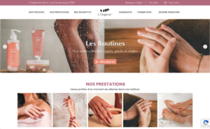 HP du site l'onglerie